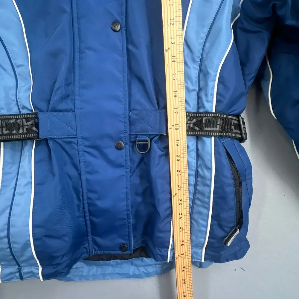 VTG Y2K Choko Trail Star Ski Jacket Womens L Blue Snowmobile Gorpcore Snowboard